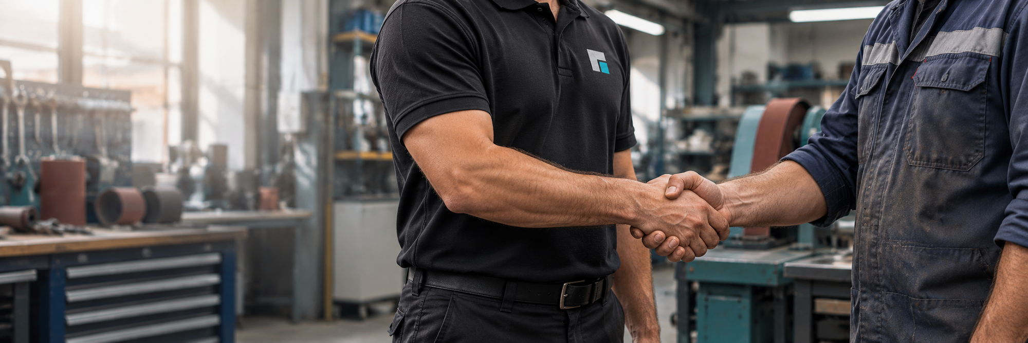 Produção industrial de abrasivos Robusta