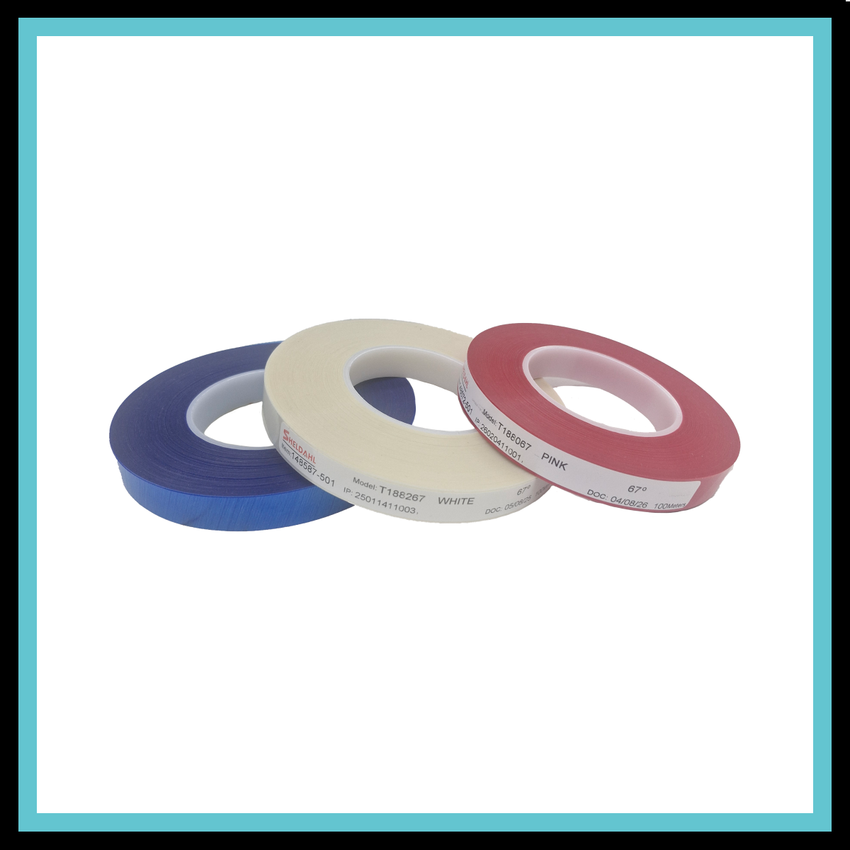 Fitas Mylar para emenda de lixas em cinta